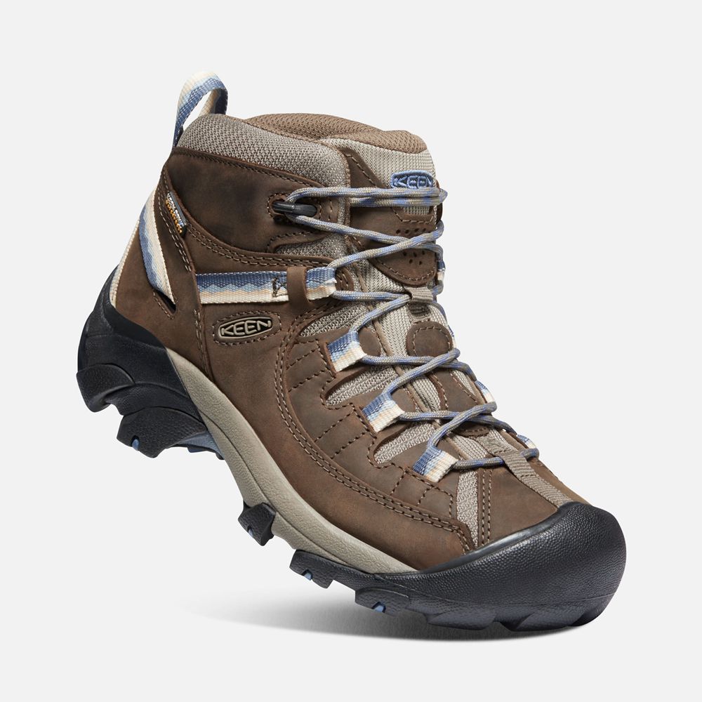 Botas de Seguridad Keen Mexico Marrom - Mujer Targhee Ii Waterproof Mid - TP5041786